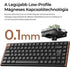Keychron K3 HE Bluetooth / vezeték nélküli magyar Ultra-fast Lime Magnetic mechanikus billentyűzet [ah:97a6138a8e2cc990b162f00d15e8755d7b797fe3fe0106cf9ca728027775da73] [ah-transfer:fe73fb08a2b74d45aa82acb51ab01b70]