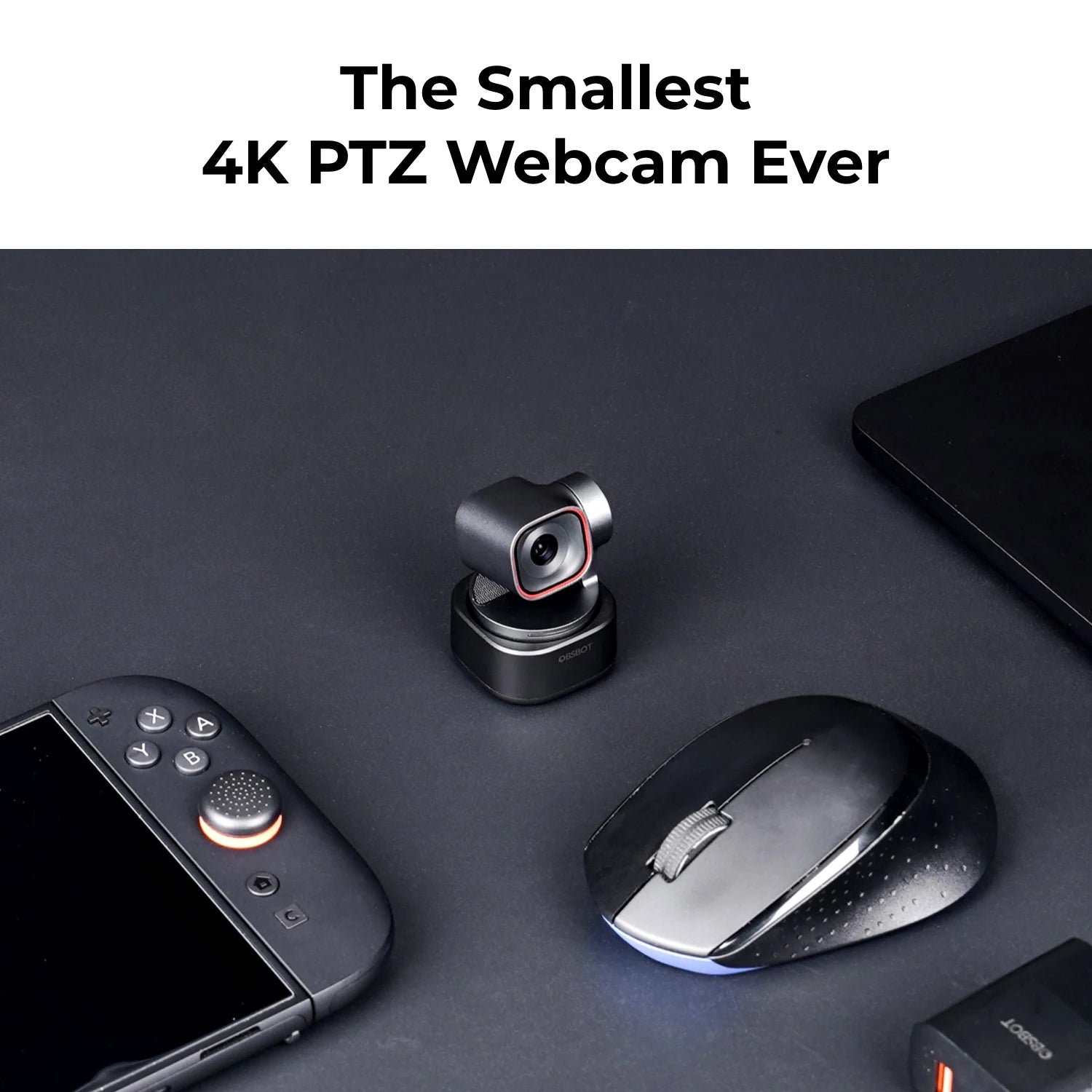 Obsbot Tiny 3 - 4K PTZ webkamera