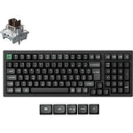 Keychron K4 Ultra 8K Bluetooth / vezeték nélküli magyar Apex Brown mechanikus billentyűzet fekete [ah:187cf83362e5b86a3a3c689561bf55ca94aa2bd793ac89c1e81c249ecadc1ac0] [ah-transfer:b79bf9e358fb461ca088663953de7e7d]