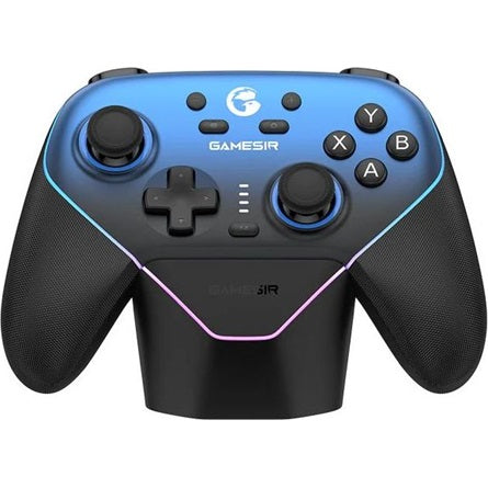 GameSir Super Nova Multiplatform Bluetooth / USB / vezeték nélküli gamepad játékvezérlő kék-fekete [ah:27c86559cbca7747038c745b459a39d7cdbe4904ec4eeb0d6b952b8ce95ac8d5] [ah-transfer:706e1b8bc8c64b9d92a7470ce960e87d]