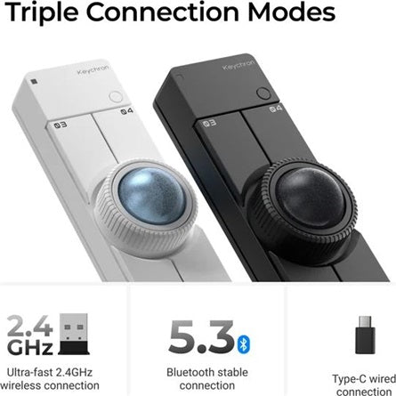 Keychron Nape Pro vezeték nélküli trackball egér, fekete [ah:32bb5677ab9afab1af32e5c3951c689bd51645849f330fe5dd5609bfd3055089] [ah-transfer:fa0a52791e254adcaede4afc5675d972]