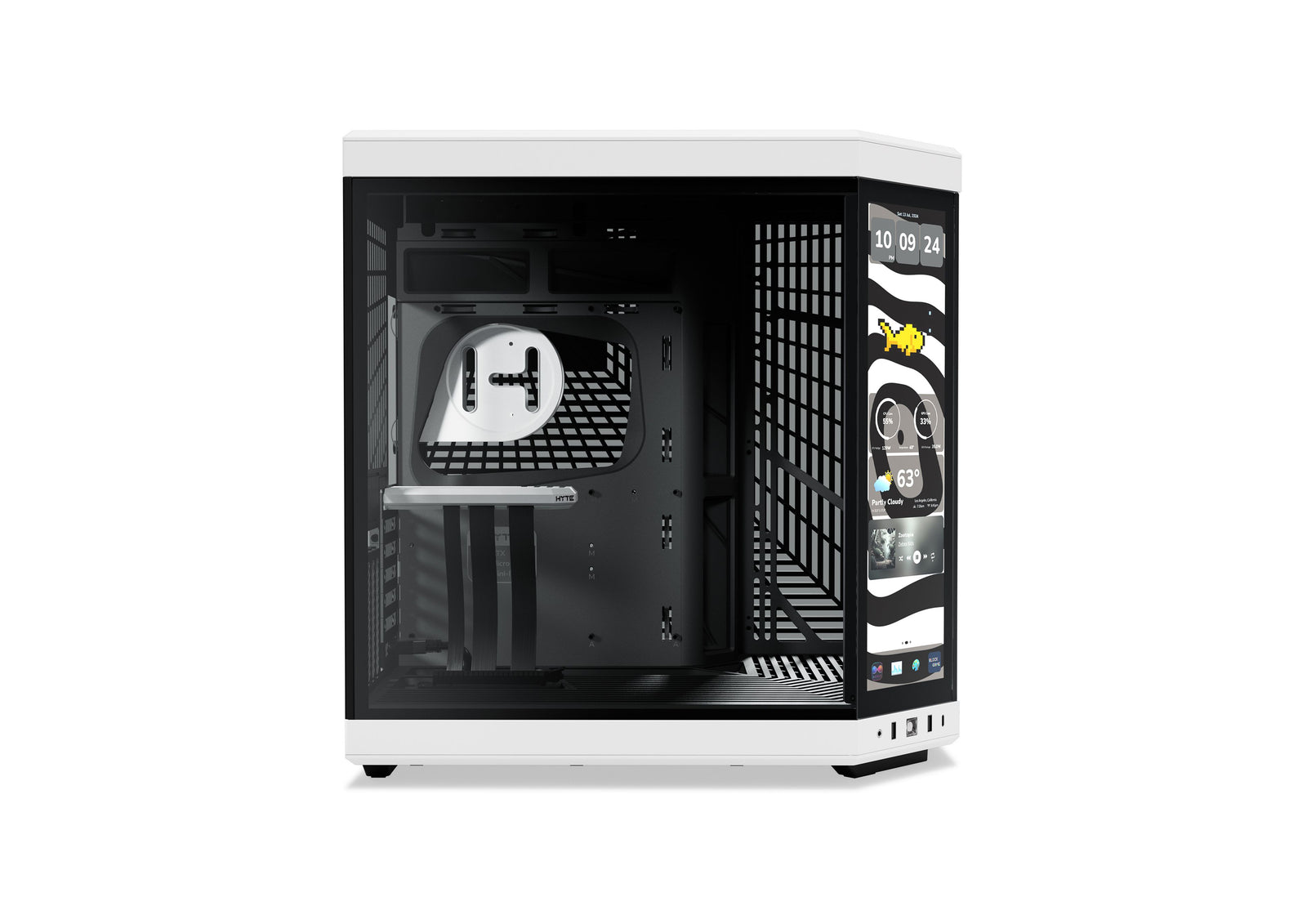 HYTE Y70 Touch Infinite táp nélküli ablakos Mid Tower számítógépház