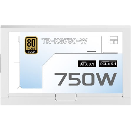 Thermalright KG-750-W 750 W 80+ Gold moduláris ATX 3.1 tápegység, fehér [ah:43fc866af418f04b5b54cf30dd6673bac963e66f66f8065971932f90820572dc] [ah-transfer:99e5f9b05780427490d9959e0cbfbbfd]