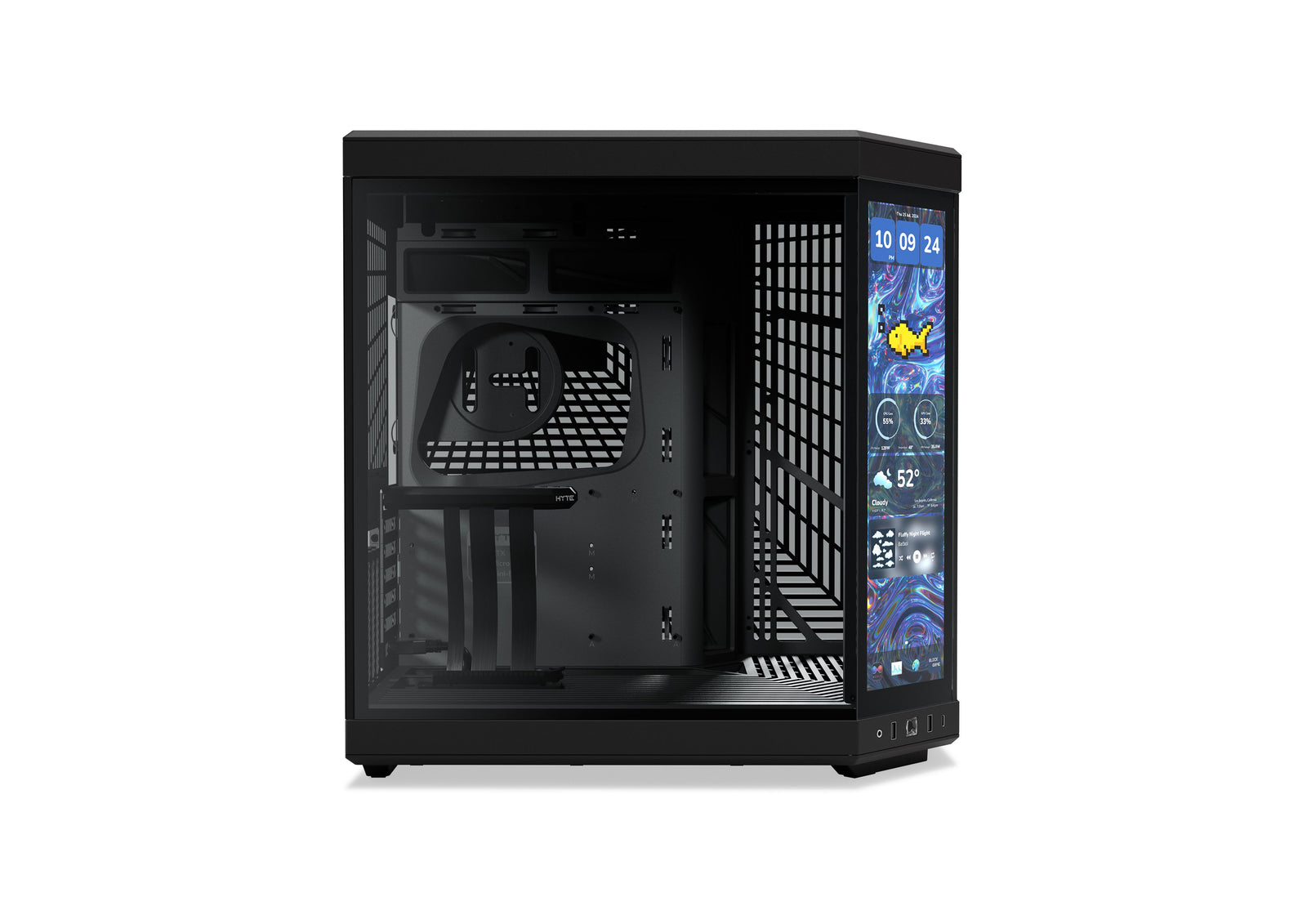 HYTE Y70 Touch Infinite táp nélküli ablakos Mid Tower számítógépház
