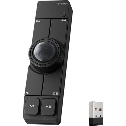 Keychron Nape Pro vezeték nélküli trackball egér, fekete [ah:52fe802c9d2925b86b563d4eb091a21e6a16f4314cb3b3443891605a4bf46964] [ah-transfer:c731ae7cb960453dad225f1c1892696e]