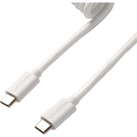 Keychron Coiled Aviator 8K USB-C -> 5-Pin (GX12) M/F adatkábel 1.7m fehér +A-C típusú adapter [ah:600333947d7b7d3ef9353f5b35b32155ac4114582fecf060685ff95389cddcf5] [ah-transfer:bcbba5d0730c446ebcf18764b65447af]