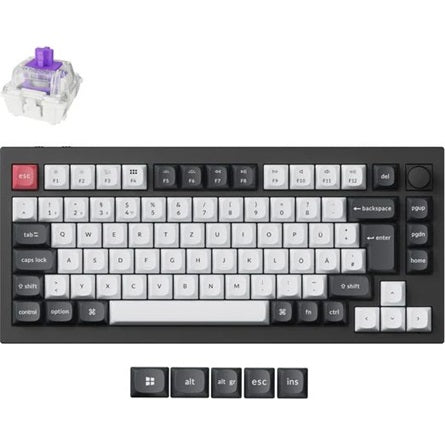 Keychron Q1 HE - vezeték nélküli mechanikus billentyűzet - ISO HU [ah:c314db75f494e56ddc061a215a1fc717268bb5c9fec466d190a8cb95c43c88cb] [ah-transfer:71a037b814024699b62604719e08c58d]