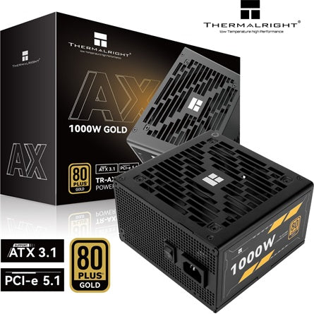Thermalright AX-1000 1000 W 80+ Gold ATX tápegység [ah:6a3c3e5c27ae3bacbd1870d20d4451dc0c35008084a03b0e6c5fc37627202bc4] [ah-transfer:c18b8f76c0cb49f9993aed3d4537019b]