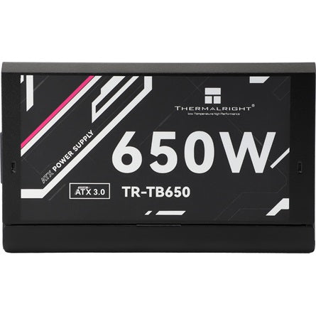 Thermalright TB-650 ATX desktop tápegység 650W 85+ Bronze BOX [ah:460fb72ae07b88f8fe83c05e89be9a912411db0214b4b404263e6c01671cc050] [ah-transfer:d4bc67b7c81849988bb791605c9ac423]