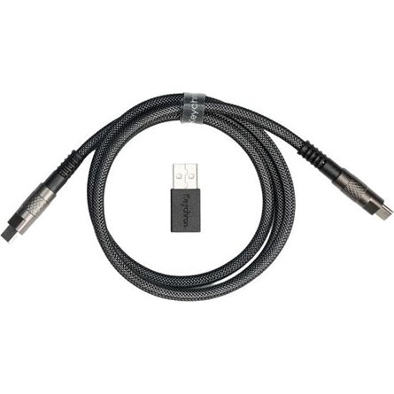 Keychron Double-Sleeved Geek 8K USB-C -> USB-C M/M adatkábel 1m fekete + USB-A adapter [ah:6b5c0db55ad2734fc8fc1a33a4942fd8e42ab7a5a38445359cf9f4ea21d06860] [ah-transfer:69f1fb12f5704065a2f204f4a026f438]