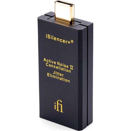 ifi iSilencer+ CC USB-C apa–anya zavarszűrő, fekete [ah:79ff3cdd8b3746b386694a64f1b915c491288bfd714019fadca881e3220a9cdf] [ah-transfer:f79a4ddd058a405c91550eee29b2cab8]