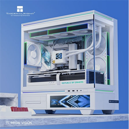Thermalright TL-M10 Vision táp nélküli MT Mini Tower számítógépház fehér [ah:7a82b940da0c84c9ad4c568253ef2f1c2f95a9d825fea4df5da44ac0dbbc8443] [ah-transfer:50b0cf8d252a4d639d765cd4930250cf]