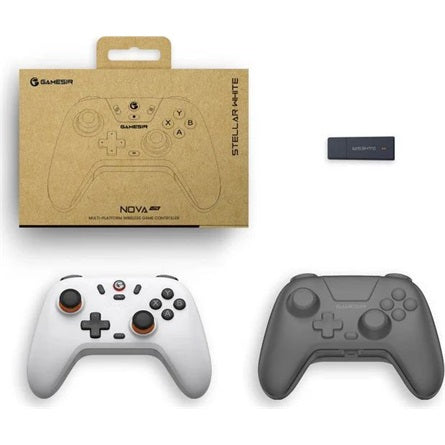 GameSir Nova Lite Multiplatform  Bluetooth / USB / vezeték nélküli gamepad játékvezérlő világosszürke [ah:83181492d6f086e23dc2ec74734bf3e38f128e806dc5f3a20d5510dce33bc378] [ah-transfer:1f6c1429572845e8abc3af73f80c1cb1]