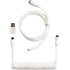 Keychron Coiled Aviator 8K USB-C -> 5-Pin (GX12) M/F adatkábel 1.7m fehér +A-C típusú adapter [ah:847abc5d9a095420ceea89edf456f807b461e639fc4d550b14afb8e144012363] [ah-transfer:9e97454d28ca47bcb547bf2cc5935fe7]