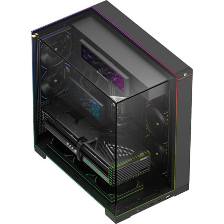 Thermalright A70 VISION ablakos Mid Tower számítógépház, fekete, tápegység nélkül [ah:8d8aed99b6da2295996d390df67106d2eae2fc470d3c2c8e56d37bd3cef75e64] [ah-transfer:8aa113843806434cbee29ec98baa0ced]
