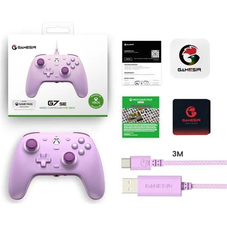 GameSir G7 SE USB-C gamepad játékvezérlő lila [ah:91e0871f3e9222d45659a12820c36c3bfce24d20baeaac53a038ce225d346f79] [ah-transfer:1b710b3e7c7243778f09de1e2e4e820f]