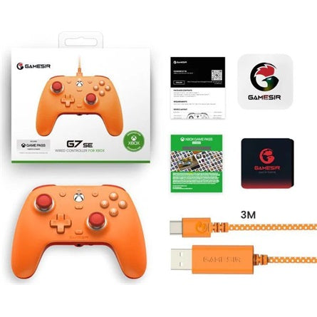 GameSir G7 SE USB-C gamepad játékvezérlő narancssárga [ah:9bc709f60794408cf374e388c2f2a6ee1a2185814f530343d2e569d3ca02a12c] [ah-transfer:ee1b00bf4cac4409b25dd2c6ecd1b6e9]