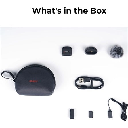 Obsbot Vox SE wireless mikrofon [ah:7f5a3eb563d914bf55c197cd7d1cbe8fc2716880db1381bec006c64fc98ac938] [ah-transfer:7ac8457208cf472aa9a0e71b3283b93b]