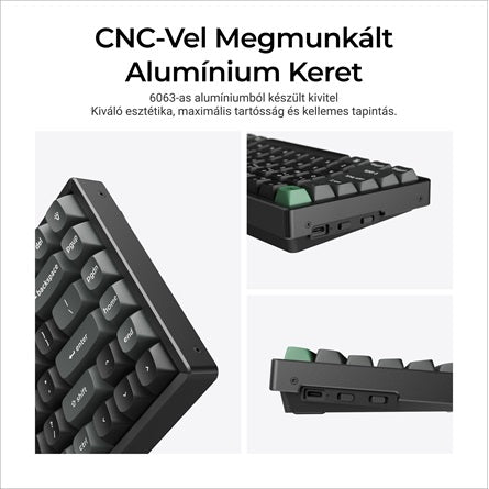 Keychron K2 Ultra 8K Bluetooth / vezeték nélküli magyar Apex Red mechanikus billentyűzet fekete [ah:9dce62c218aecfdae00d982b72ca0feed4bbc24915809d335fbd6752bff23c68] [ah-transfer:0cffd154374840d2a73b2c0225b604ba]