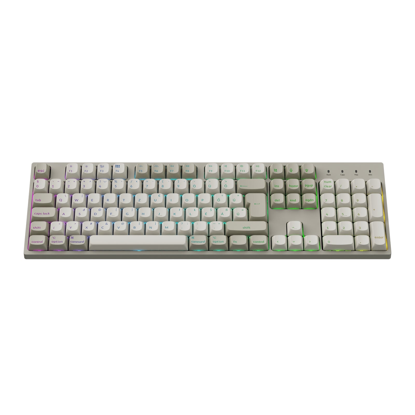 Keychron C2 Pro 8K - vezetékes mechanikus billentyűzet - ISO HU