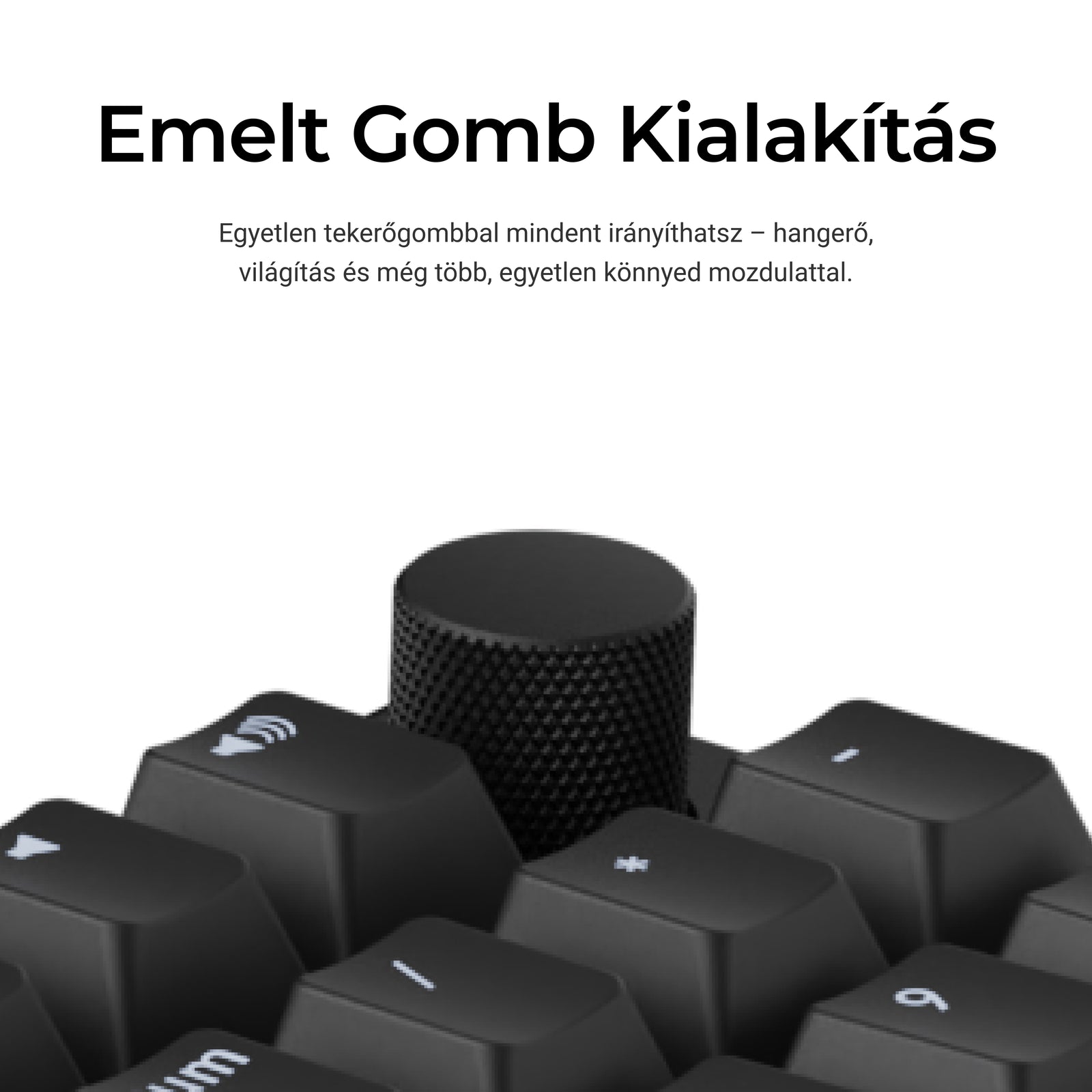 Keychron J5 HE Ultra - vezeték nélküli mechanikus billentyűzet - ISO HU