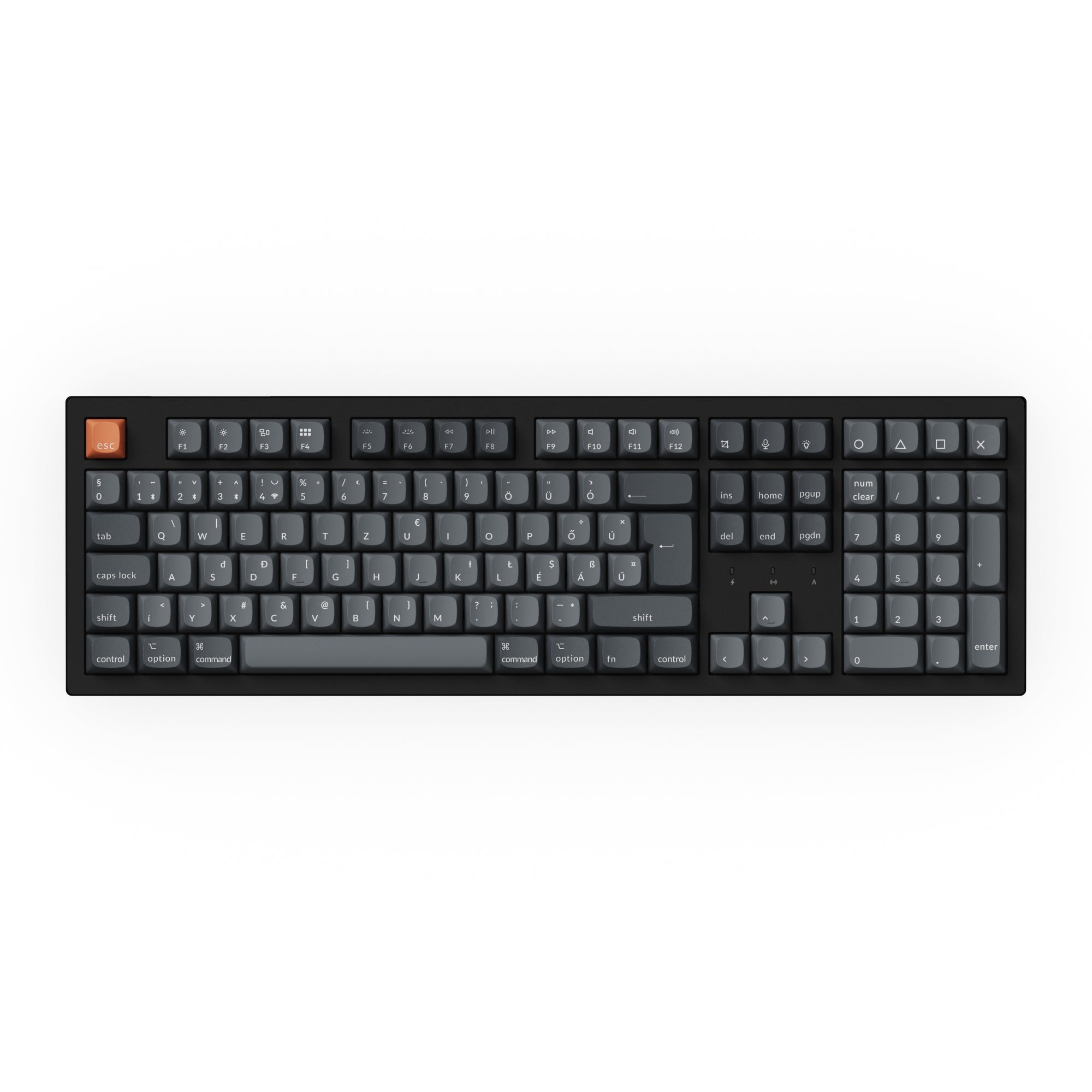 Keychron K10 Max - vezeték nélküli mechanikus billentyűzet ISO HU