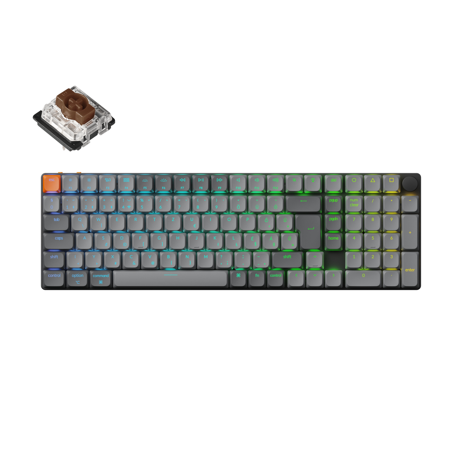 Keychron K17 Max - Low Profile - ISO HU