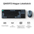 Keychron B33 billentyűzet és BM25 Egér - ISO HU wireless
