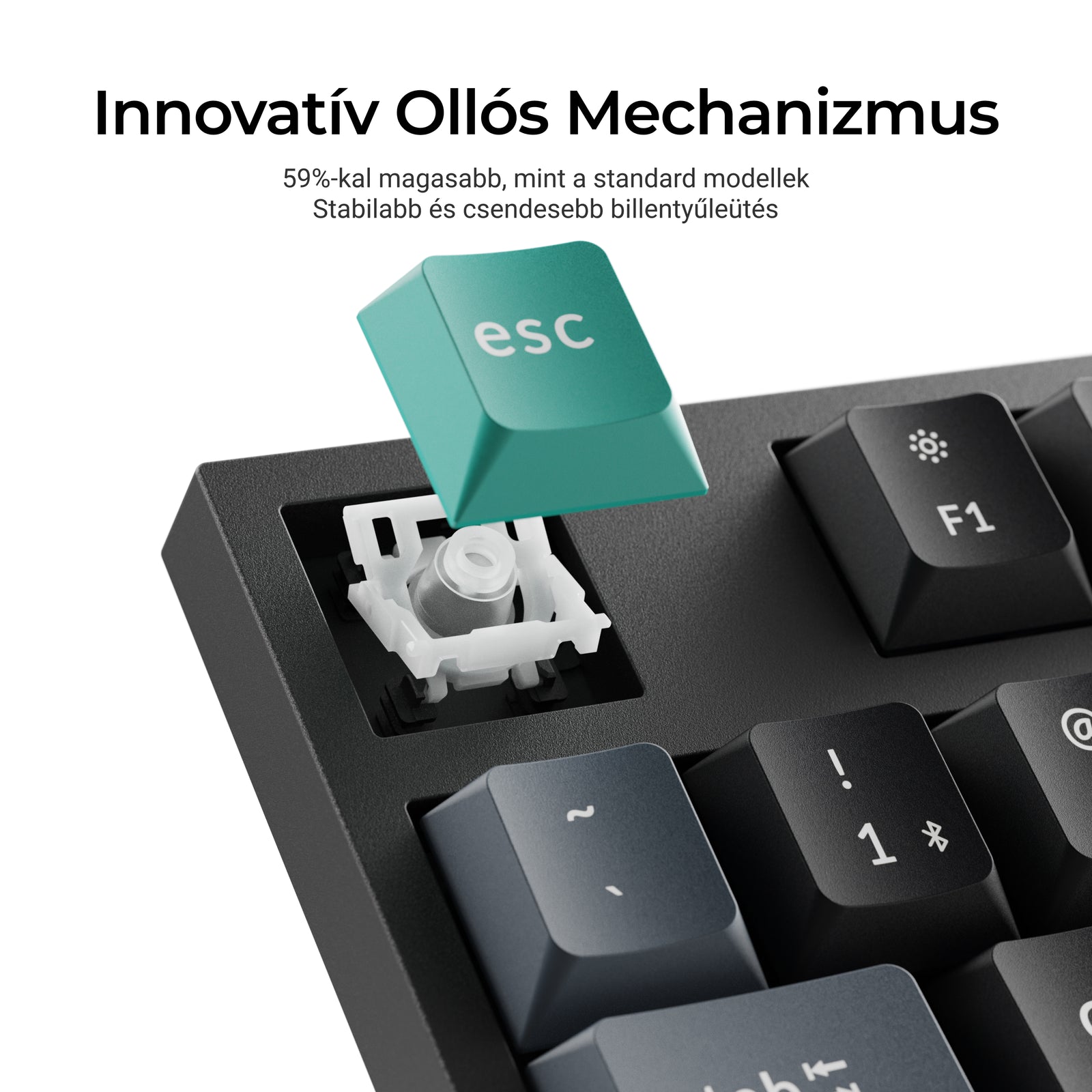 Keychron B33 billentyűzet és BM25 Egér - ISO HU wireless