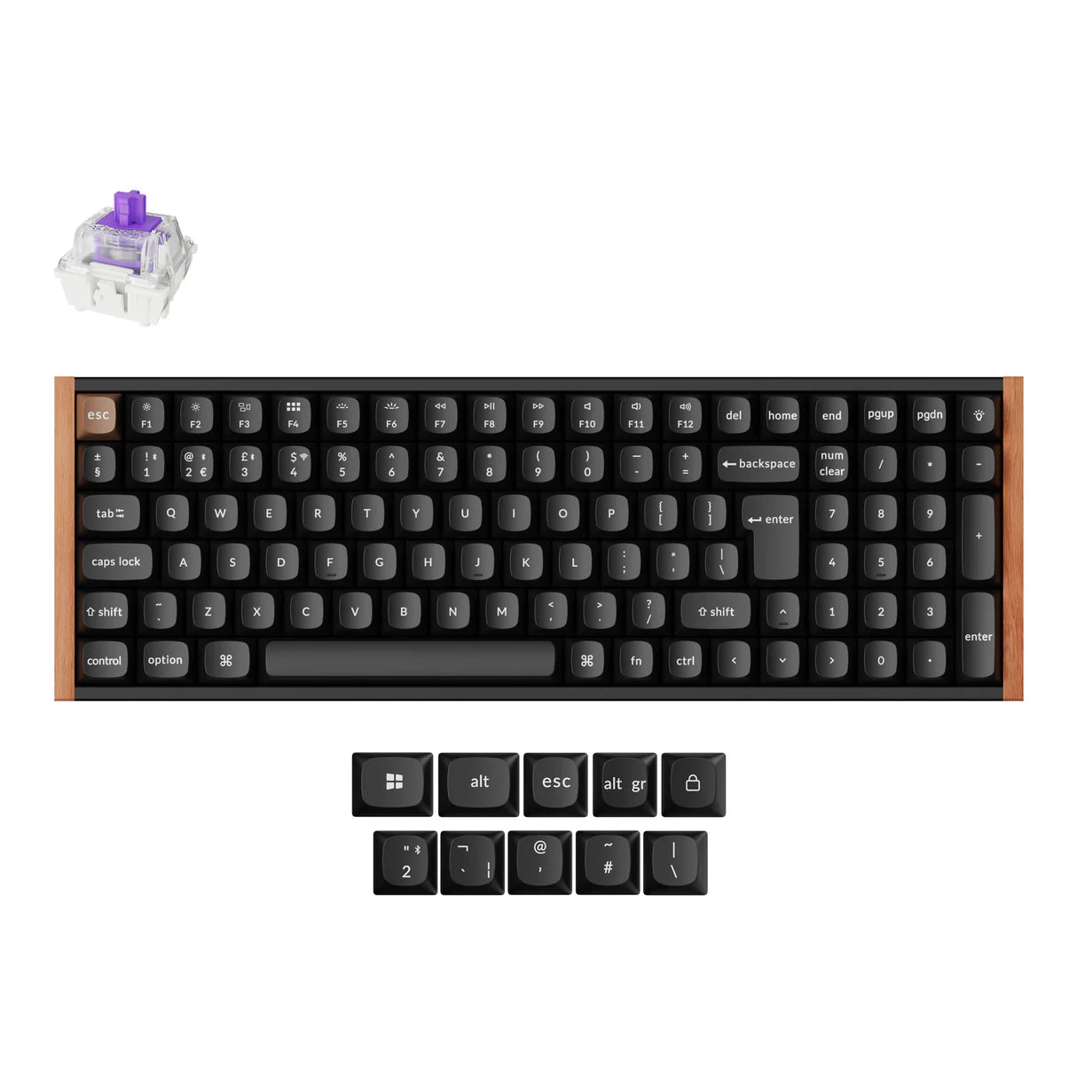 Keychron K4 HE - ISO HU - Black