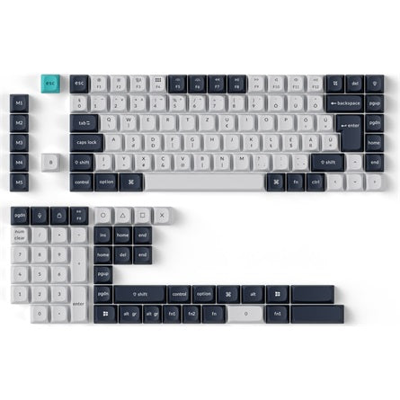 Keychron Full Keycap Set, OSA Profile, PBT Material, Dye-Sub - ISO HU Layout
