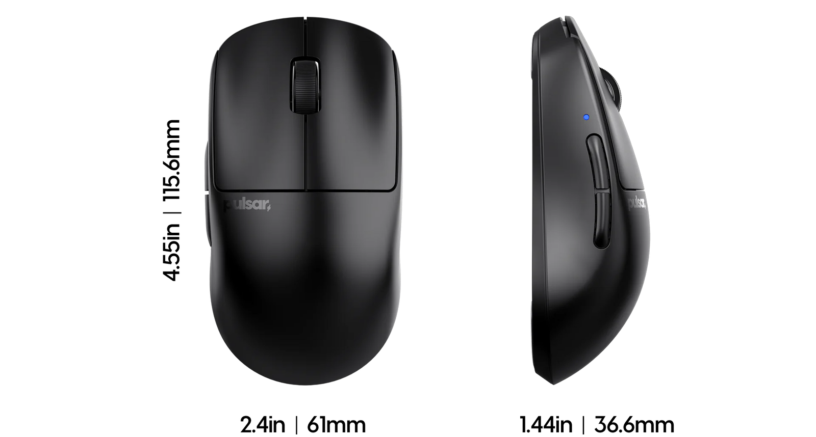 Pulsar X2 v3 Mini optikai vezeték nélküli gaming egér