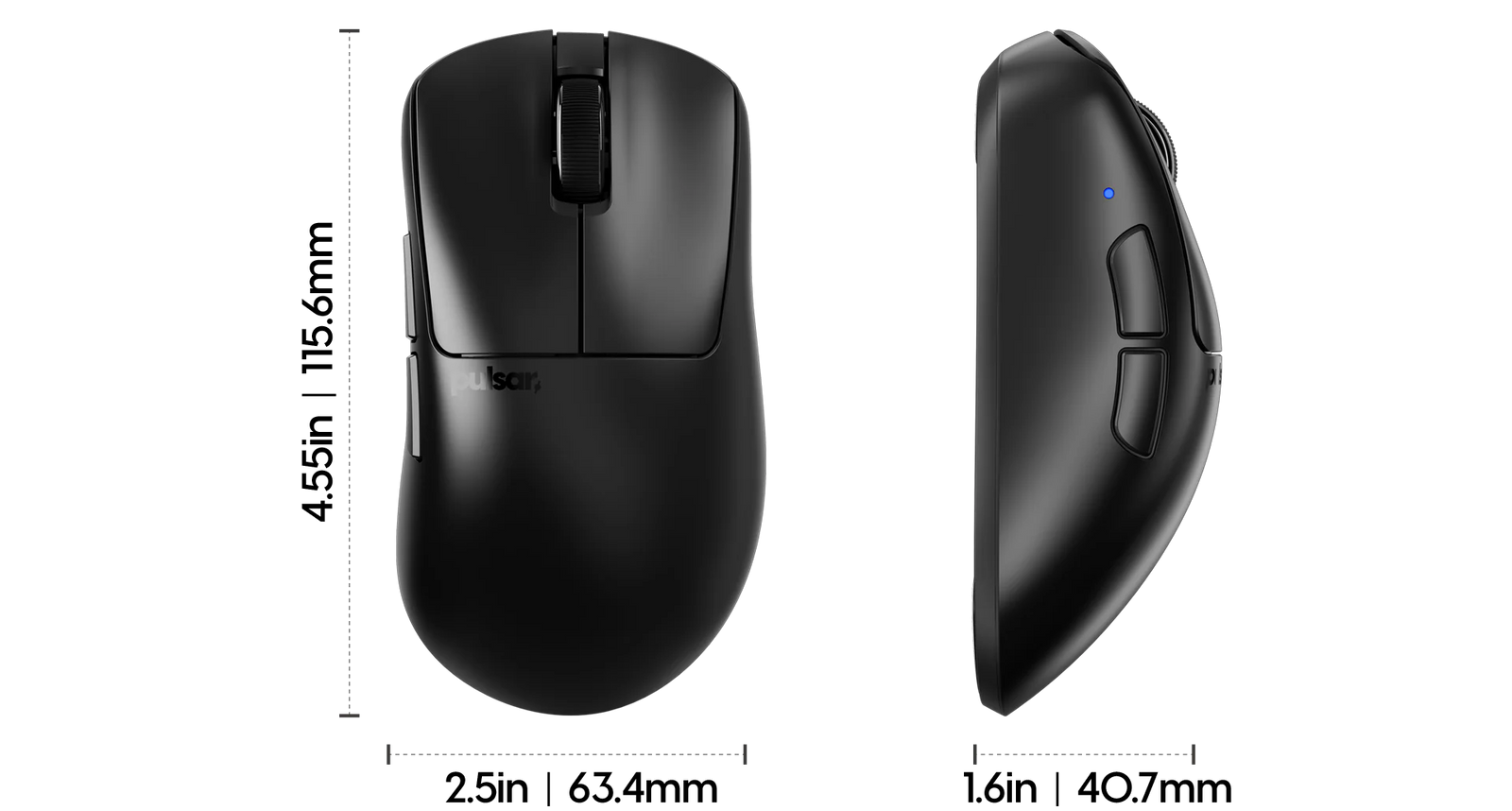 Pulsar Xlite v4 Mini optikai vezeték nélküli gaming egér