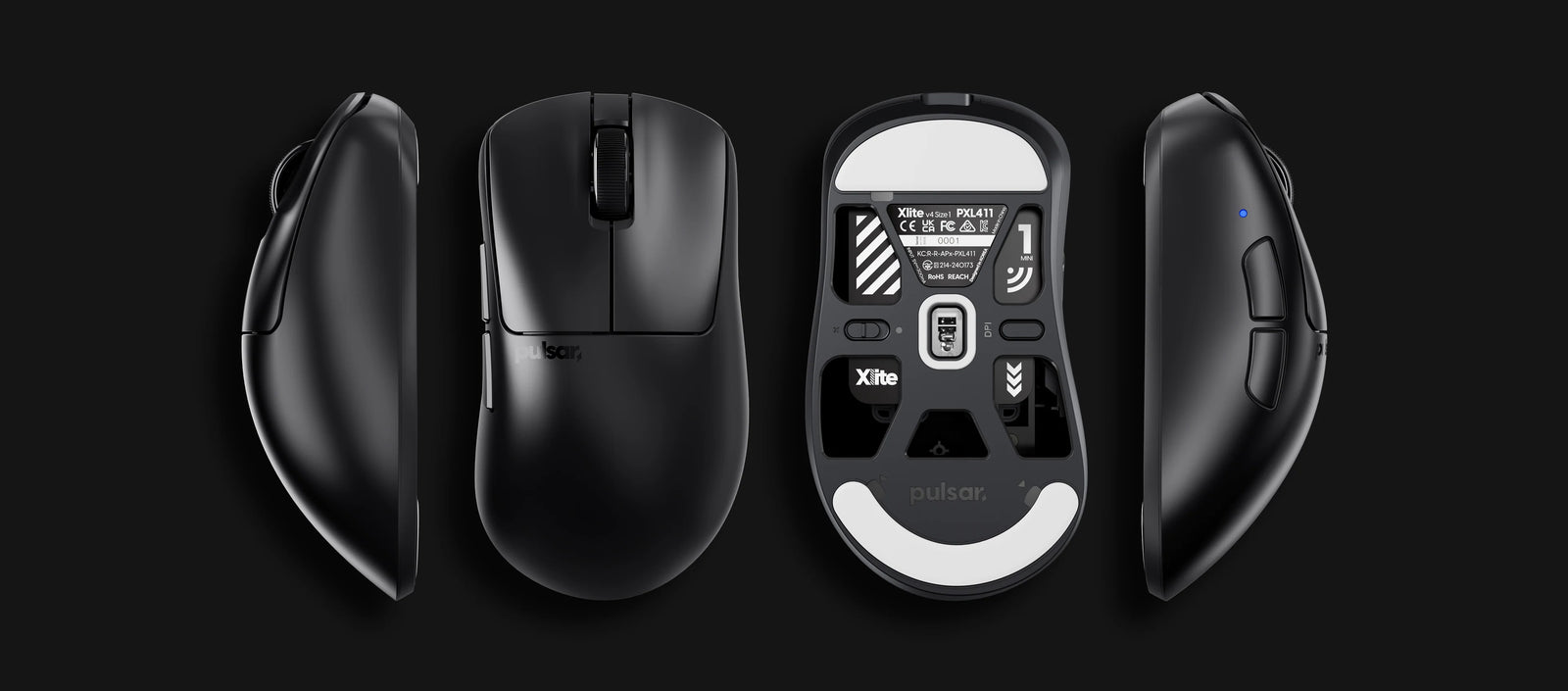 Pulsar Xlite v4 Mini optikai vezeték nélküli gaming egér