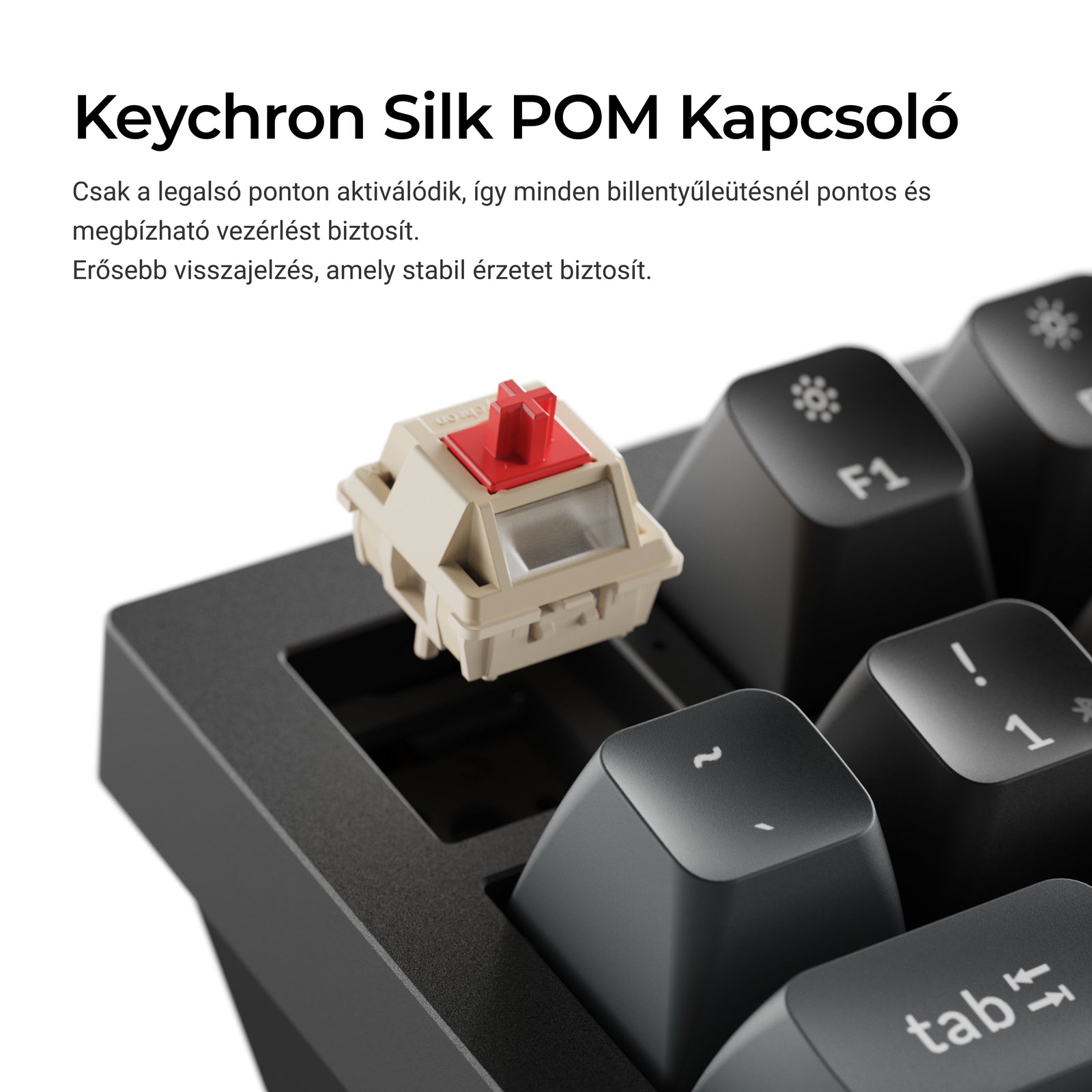 Keychron Q1 Ultra 8K - vezeték nélküli mechanikus billentyűzet - ISO HU