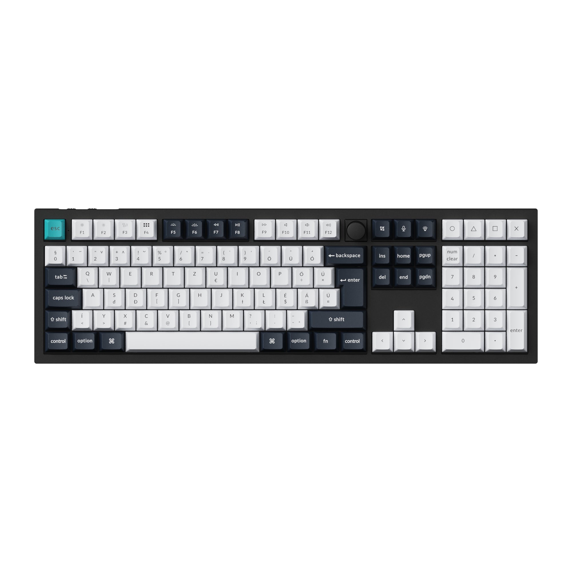 Keychron Q6 Max - vezeték nélküli mechanikus billentyűzet - ISO HU