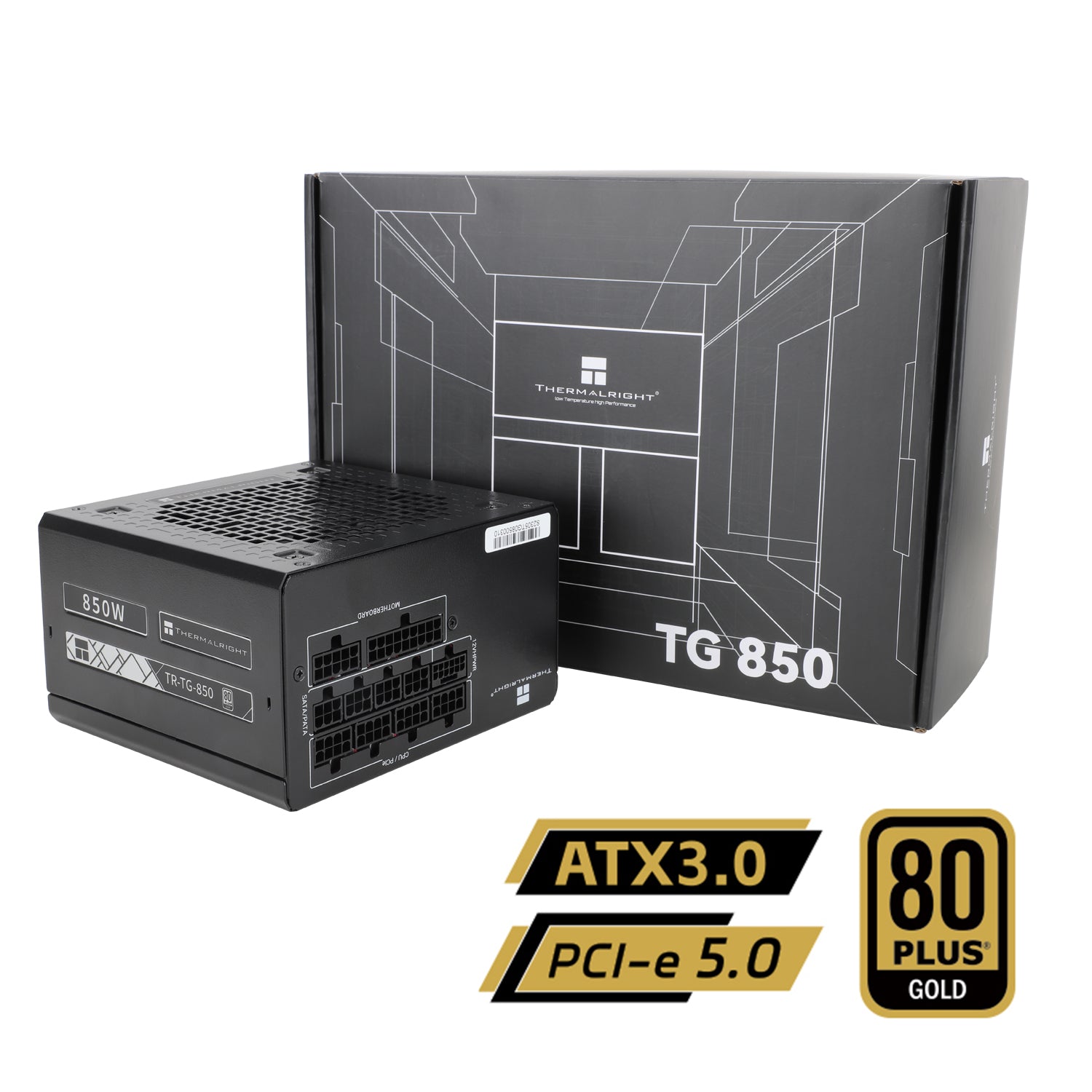 Thermalright TG ATX desktop tápegység sorozat 550W / 650W / 750W / 850W / 1000W / 1350W / 1650W 80+ Gold BOX
