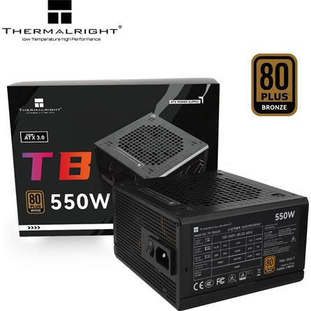 Thermalright TB-550S / TB- 650S / TB-750S / TB-850S ATX desktop tápegység 80+ Bronze BOX