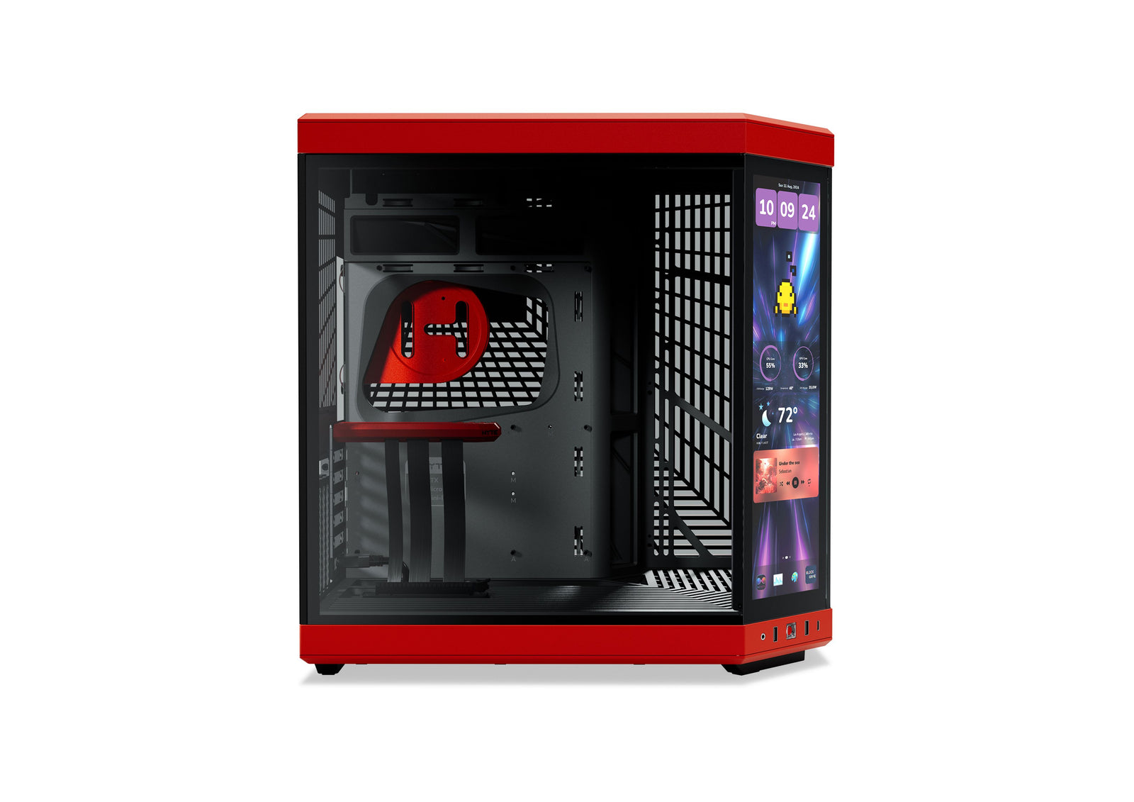 HYTE Y70 Touch Infinite táp nélküli ablakos Mid Tower számítógépház