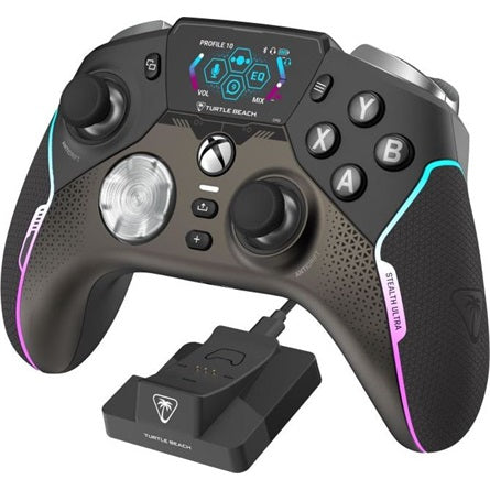 Turtle Beach Stealth Ultra vezeték nélküli játékvezérlő gyorstöltő dokkolóval, fekete [ah:a3af782537656f4ba622251fed8e155f093f966f677b8b948d2c4ea18b76f107] [ah-transfer:7574fca71a0a4d5eb48f1a04b7166562]