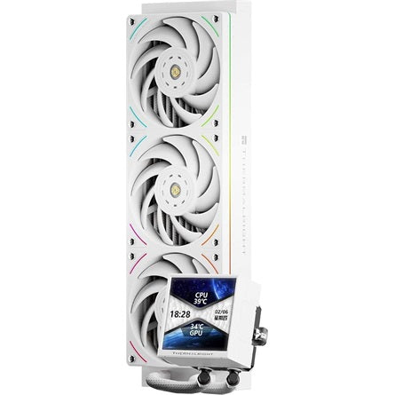 Thermalright PEERLESS VISION 360 UB ARGB processzor-vízhűtő, fehér [ah:a66edbfa8f3ee30d915c93927b4decef3d004183e35d4b64b1e75f3afa54231f] [ah-transfer:b9ed067250db462aab941059e25a2cfe]