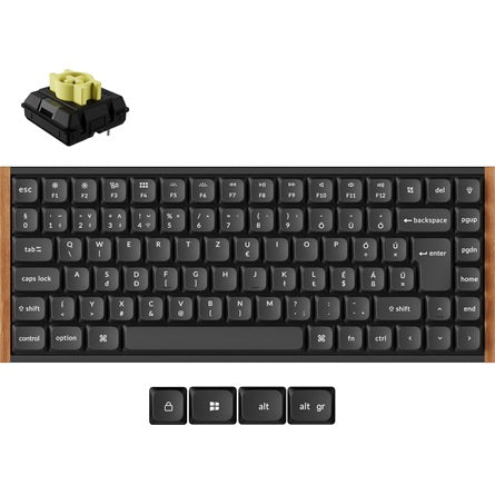 Keychron K3 Ultra 8K Bluetooth / vezeték nélküli magyar Milk POM Banana mechanikus billentyűzet fekete [ah:a9aaa35927e0cf40e6ef39b741fed7f5467624cfff0adabe0eccfcc93522e431] [ah-transfer:2c7f6f94d86648a6b115e26425ad3277]