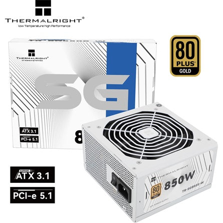 Thermalright SG-850S-W ATX desktop tápegység 850W 80+ Gold BOX [ah:b3937bc696c267a6be2db64a3ced53977a6ecee2938c2e1b9fadfd83c5a542ee] [ah-transfer:79c939010ff84d4493ecf0a7ea2107a9]