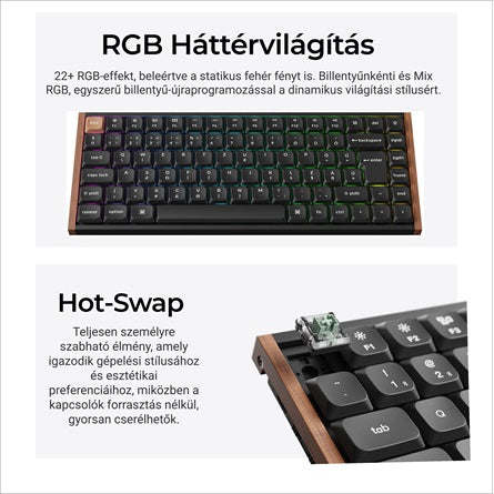 Keychron K3 HE Bluetooth / vezeték nélküli magyar Ultra-fast Lime Magnetic mechanikus billentyűzet fekete [ah:c0d95170bd9c817595ad1a432b794c8fc8e67b2f53e0858e2b1ed81a1a42d6b7] [ah-transfer:4608ccd2e68241ceaf9da7a159aa1ead]