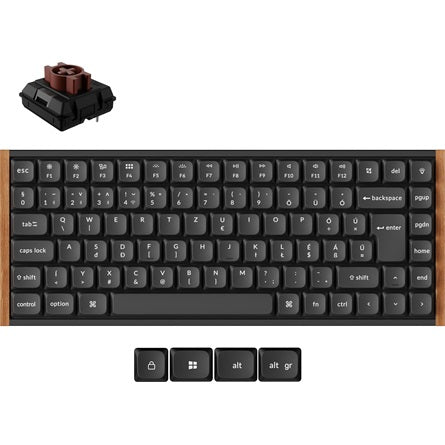 Keychron K3 Ultra 8K Bluetooth / vezeték nélküli magyar Milk POM Brown mechanikus billentyűzet fekete [ah:c84c9c8c3a5607569cc0d95297e7b333a67b0cd50d7ea02cc64f60dff7cbb49f] [ah-transfer:bb797d5ee880404fac26b9f9d0a46295]