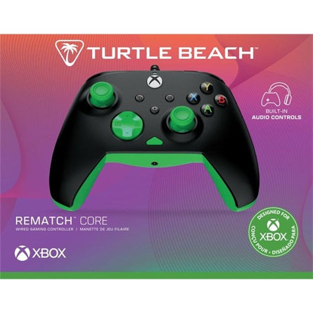 Turtle Beach Rematch Core USB-C gamepad játékvezérlő fekete-zöld [ah:cb49191353e52bd69a9316b30c1a45aef00a3a2a584fc1dd9bb22d69a1ea6688] [ah-transfer:c6692e13793e49d08081fb41557e0398]