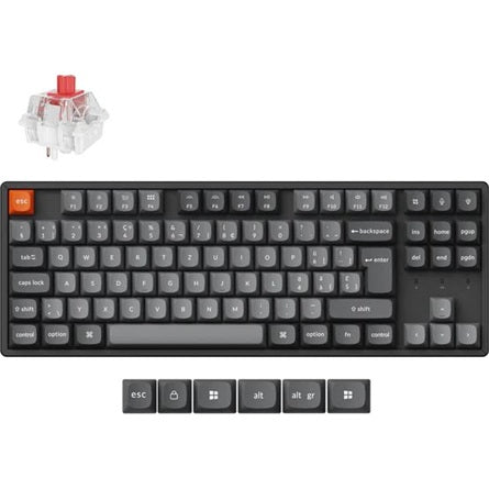 Keychron K8 Max - ISO HU [ah:c0f03702de5d16412fd96206c31bddb02a07379bcb823ea4be7b0248b5e9deb7] [ah-transfer:e65c780690e74e17b42e57879c2f8d07]