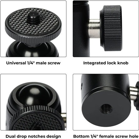 OBSBOT Tripod Mini kamera gömbfej, fekete [ah:d235df2444570856ecca36de15c487c2819b3e1cb2f56ea01e534d145ae54384] [ah-transfer:de89af47d86b494683fc88096530793c]