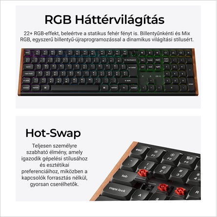 Keychron K5 Ultra Bluetooth vezeték nélküli billentyűzet [ah:6c8c0dd239fbae00cd2d630b2e01386f044ad96f30b05e7269c555c2cfbf3714] [ah-transfer:630369b11823407394e2a2fc9a8c1dfd]