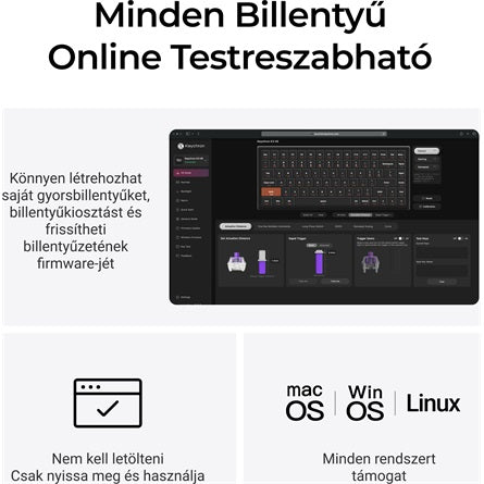 Keychron K3 HE Bluetooth / vezeték nélküli magyar Ultra-fast Lime Magnetic mechanikus billentyűzet fehér [ah:d5d33c894d3e6027014114e055b7a55ff5183a08220bec8f7e8f221467220bc9] [ah-transfer:f6ad8d8759f74b36aea301106239b10a]